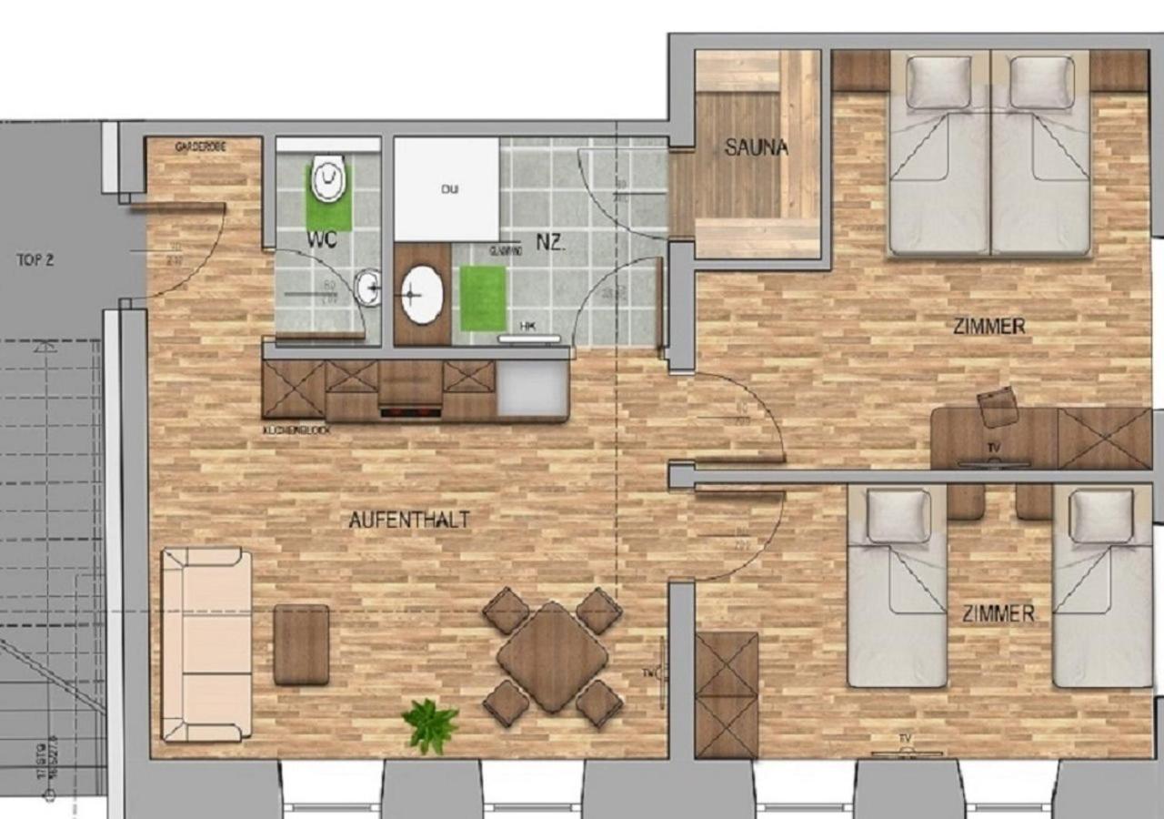 Apartmenthaus Strasswirt De Luxe Tröpolach Extérieur photo