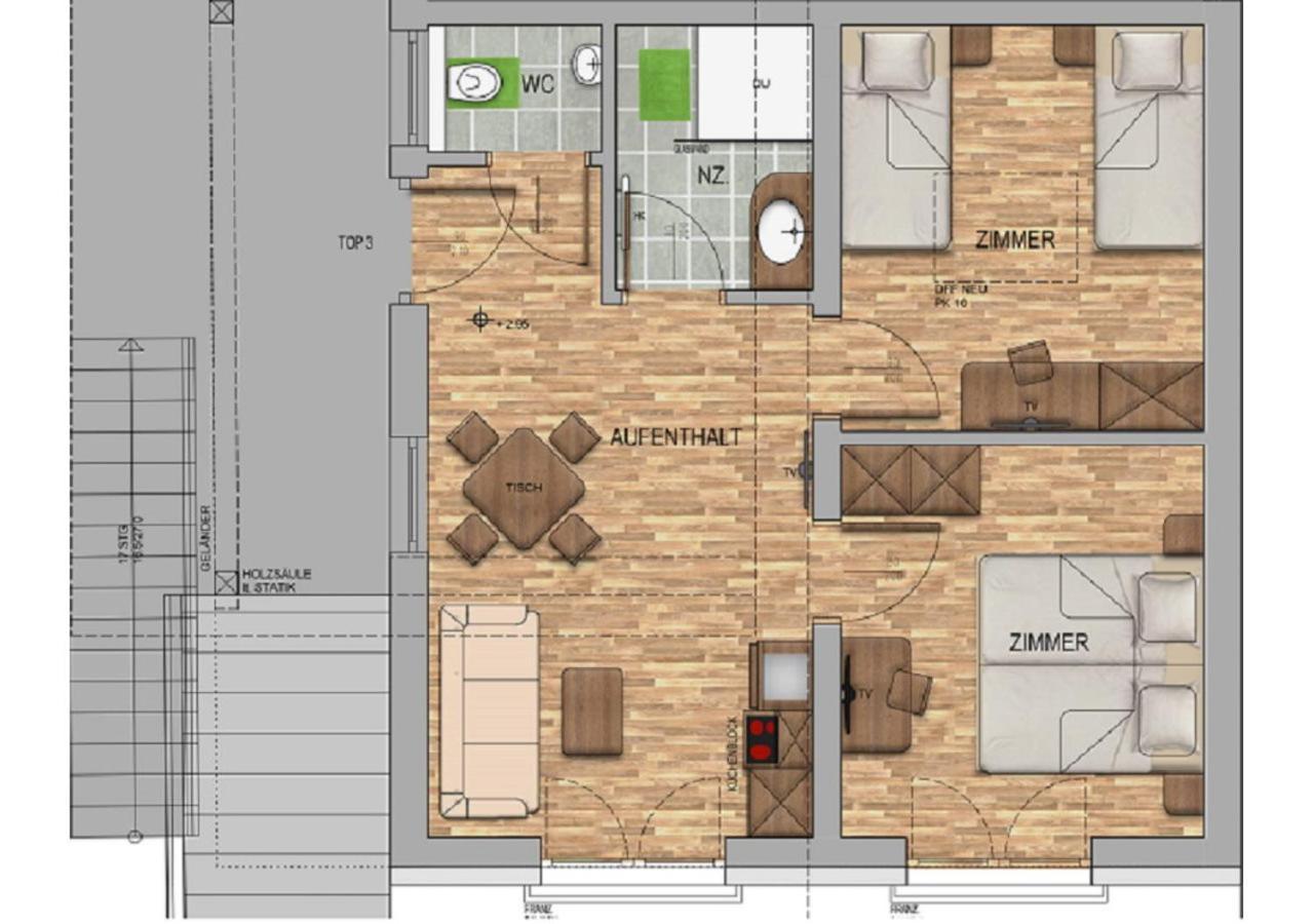 Apartmenthaus Strasswirt De Luxe Tröpolach Extérieur photo