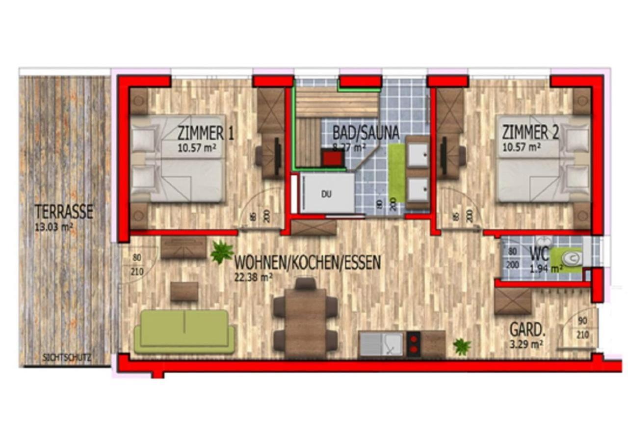Apartmenthaus Strasswirt De Luxe Tröpolach Extérieur photo